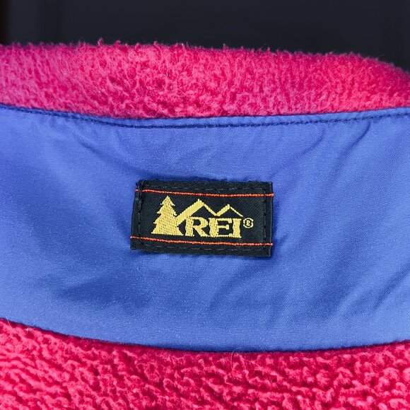 REI Women's half zip fleece pullover (80's or 90's) - Medium - Picture 3 of 5